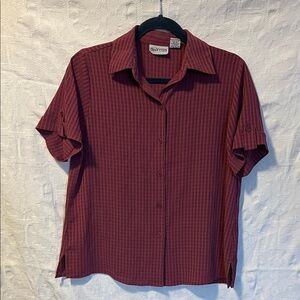 Apparenza  Vintage Short-Sleeve Button Down Shirt, Size MP